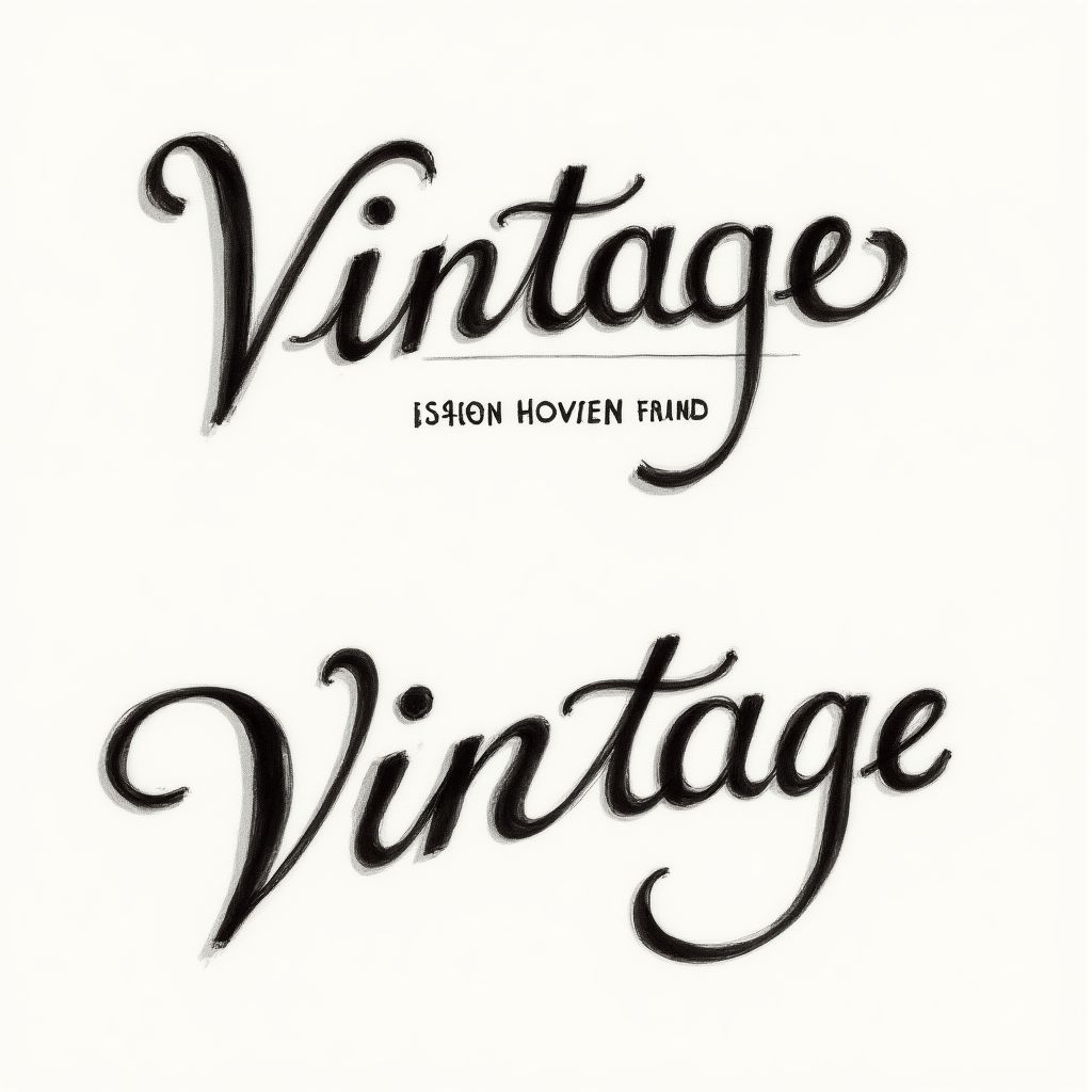 Redesign de logo pentru brand de modă vintage